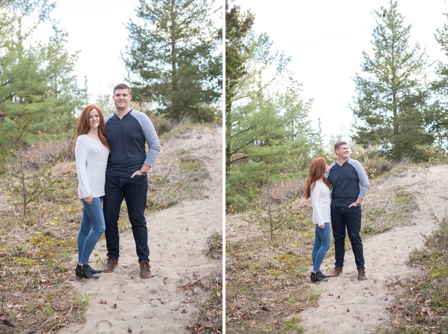 Pinery Provincial Park, Grand Bend Ontario, London Ontario Engagement Photographer, London Ontario Wedding Photographer, Michelle A Photography