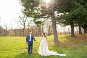 Bride and Groom at Flamborough Hills Golf Course