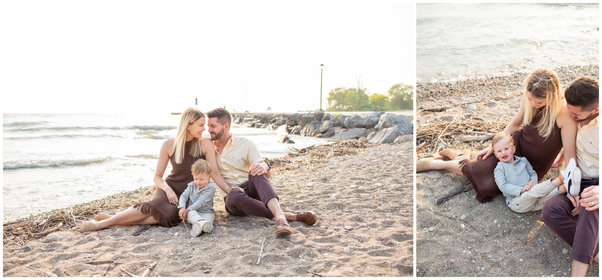 Bayfield Pier Beach Family Photography