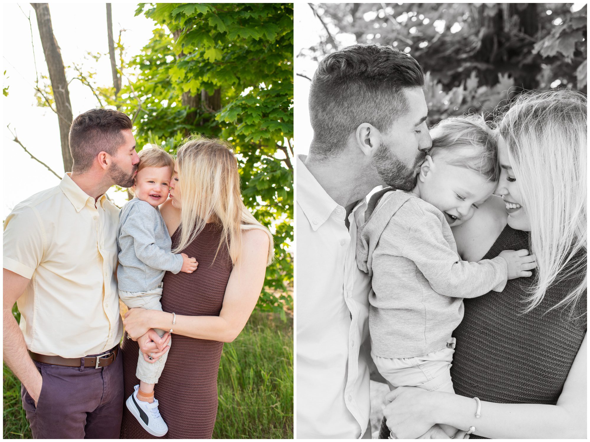 Bayfield Pier Beach Family Photography