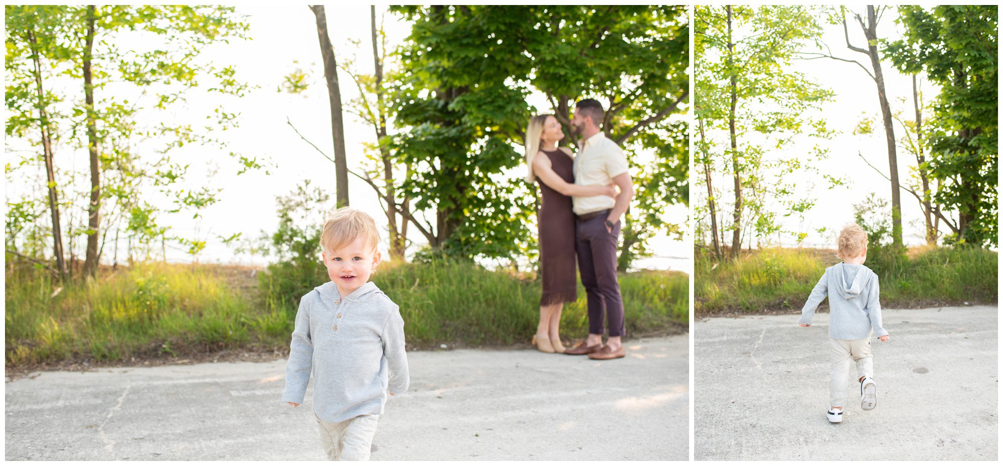 Bayfield Pier Beach Family Photography